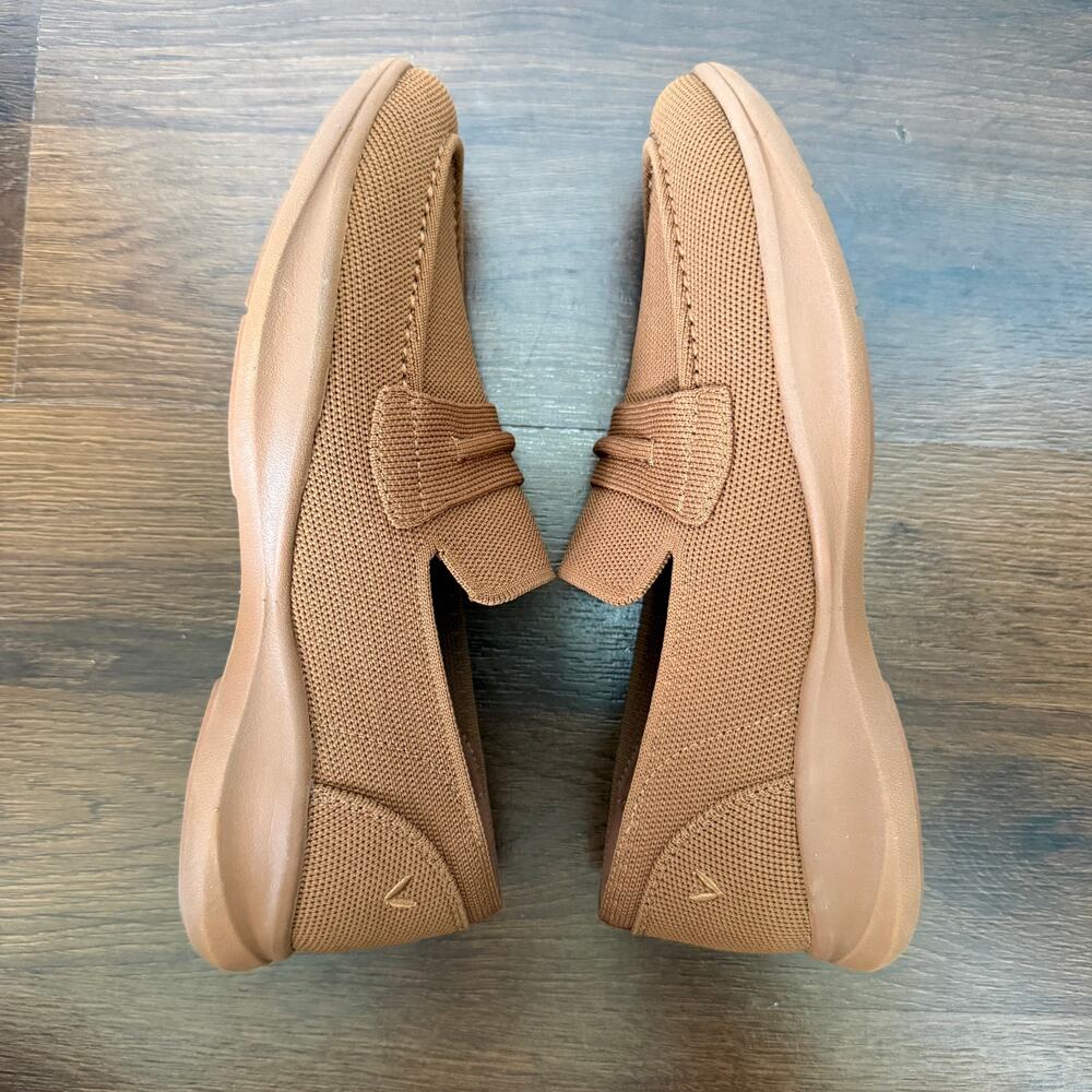 VIVAIA Ivana Walker Pro Hybrid Penny Loafers Caramel Brown Sz 39.5 (US 8.5) NWOB - Picture 6 of 8